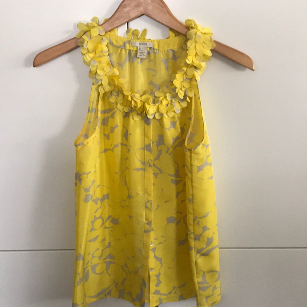 J.Crew Silk Floral Top